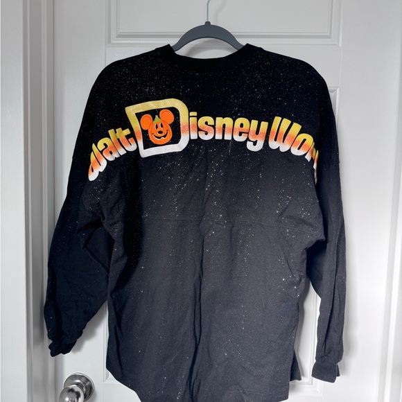 Disney Candy Corn Glitter Halloween Spirit Jersey XS - Picture 2 of 5